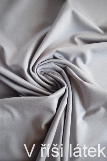 Jednolíc elastický TENCEL vis. – šedý